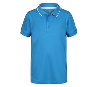 Island GREEN Boy's Performance Wicking Polo Shirt Top Golf Shirt, Sky Azure, 13 Years