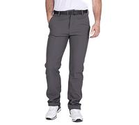 All Weather Bonded Fleece Golf Trousers Island Green Charcoal 36L