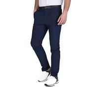 Island GREEN Essentials Men's Tour Tapered Stretch Breathable Flexible Trouser, Dark Navy, 36W/29L
