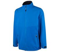 Island GREEN Essentials Men's Waterproof Stretch Jacket, Turquoise/Black, Medium