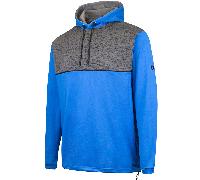 ISLAND GREEN FLEECE LINED GOLF HOODY - BLUE - M