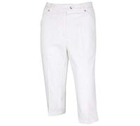 Island Green Golf IGLPNT1867 Womens Capri Sports Trousers Pants, White/Candy Pink, 12