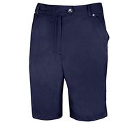 Island Green Golf IGLSHO1681SS Ladies Comfort Fit Stretch Golf Sports Bermuda Shorts, Dark Navy, Size 14
