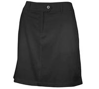 Island Green Golf IGLSKT1852 Ladies Comfrot Fit Stretch Golf Sports Golf Skort Skirt Shorts, Black, Size 10