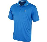 Island Green Golf IGTS1700 Mens Contrast Tipped Collar CoolPass Breathable Wicking Polo Shirt Sports Top, Marine, 2X-Large