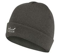 Island Green IGHAT2025 Mens Lined Winter Thermal Golf Beanie Hat, Charcoal, One Size