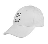 Island Green IGHAT2033 Men's Performance Pro Golf Curved Peaked Cap, White One Size