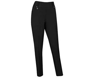 Island Green IGLPNT1998 Ladies Stretch Quick Drying Breathable Golf Trouser, Black, X-Large (Reg Leg)