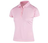 Island Green IGLTS1851 Ladies Essentials Stretch Breathable Micro Pique Golf Polo Shirt, Candy Pink, UK 10