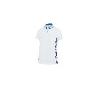 Island Green Ladies Polo Leaf Print Collar/Side - White - M Size: Medi