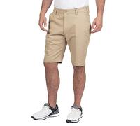 Island GREEN Men’s Cotton-Stretch Gripper Waist Shorts, Stone, 36W