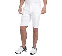 Island GREEN Men’s Cotton-Stretch Gripper Waist Shorts, White, 40W