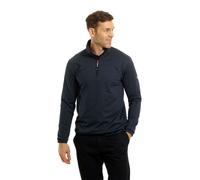 Island Green Men's All Over Tonal Print Stretch Golf Top Layer in Mid Blue | Size: Medium Island Green Mid Blue M