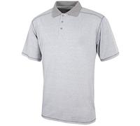 Island Green Men's Golf Mens Marl Moisture Wicking Flexible Polo Shirt Top (Pack of 1)