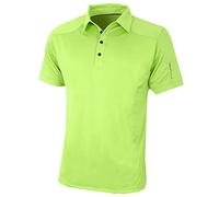Island Green Men's Golf Moisture Wicking, Quick Drying & Breathable Polo Shirt