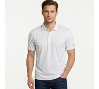 Island Green IGTS1899 Mens Back Yoke Detail Stretch Quick Dry Performance Golf Polo Shirt, White, 4X-Large