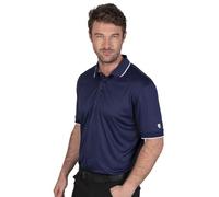 Island GREEN Men's Golf Polo Shirt with 2 Way Stretch Breathable Fabric Moisture Wicking Quick-Dry Short Sleeve Sports T-Shirt