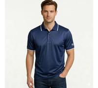 Island GREEN Men's Golf Polo Shirt with 2 Way Stretch Breathable Fabric Moisture Wicking Quick-Dry Short Sleeve Sports T-Shirt for Men Adults Outdoor Running Gym and Work (Navy, 3X-Large)