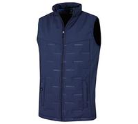 Island GREEN Mens Heat Welded Gilet - Navy/Marine - M