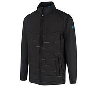 Island GREEN Mens Heat Welded Padded Jacket - Black/Turquoise - M