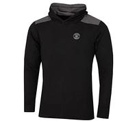 Island GREEN Mens Performance Hoody - Black/Charcoal Marl - XL