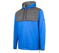 Island GREEN Mens Hooded Sweater - Marine/Charcoal Marl/Black - L