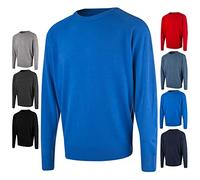 Island GREEN Men's Men's Raglan Sleeve Knit Jumper Sweater, Marine, XXL UK