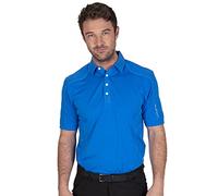 ISLAND GREEN TECH PERFORMANCE GOLF POLO SHIRT - Marine , S