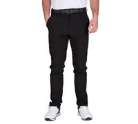 Island Green Men's Stretch Tapered Tour Golf Trousers in Black | Size: 40L Island Green Black 40L