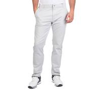 Island Green Men's Tapered Fit Golf Chino in Light Grey | Size: 40R Island Green Light Grey 40R