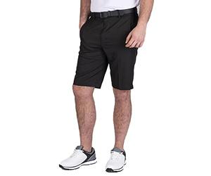 Island GREEN Men's Tour Breathable Golf Shorts, Black, 32W