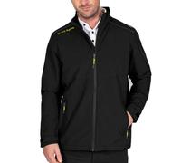 Island Green Men's Waterproof Inner Storm Cuff Golf Jacket, Black, Large