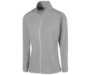 Island Green Top Layer Ladies Zip Up Sweater Stretch Quick Dry Essential Jumper