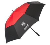 Island GREEN Unisex Double Canopy 66" Umbrella - Black/Deep Red - One Size
