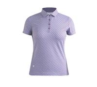 Island Green Women's All Over Geo Print Polo Shirt | Size: Medium Island Green Multicolor M