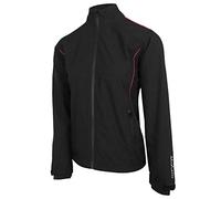 Island Green Women's Golf Zip Through Waterproof Windproof Breathable Sports Golf Rain Jacket Coat, Black/Raspberry/Marine, 18 IGLJKT2021