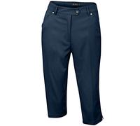 Island GREEN Womens Golf Capri Trousers Dark Navy