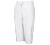 ISLAND GREEN LADIES STRETCH BERMUDA GOLF SHORTS - WHITE - 16