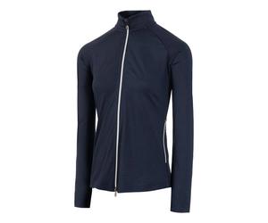 Island Green Womens/Ladies Embossed Full Zip Jacket (Navy) - Size Small