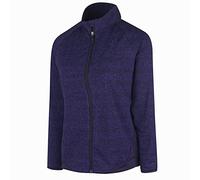 ISLAND GREEN LADIES WINDPROOF LINED MIDLAYER - PLUM - M