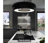 AEG DLE0630B Island Cooker Hood - Black, Black