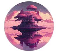 Island in The Lake 1000 Piece Puzzle Jigsaw Puzzles for Adults Perfect for Teenagers, Family Bonding, Brain Teaser & DIY Home Decor Gift 67.5x67.5cm