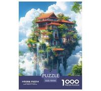 Island In The Sky 1000 Piece Fantasy World Jigsaw Puzzle Adults Fun Education Game Toy Intellectual Game Home Decoration Stress Relief Relaxation And Intelligence 70x50cm/1000pcs
