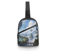 Island in The Sky Sling Bag Cross Body Bag Waist Pack
