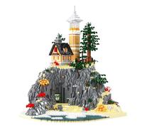 Island Lighthouse Micro Building Blocks Set, 5686 PCS Modular House Architecture Mini Blocks Kits, Creative Micro DIY Construction Bricks Toys, Construction Bricks Not Compatible with Main Brands
