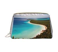 Island of Cuba Makeup Organizer, Travel-Friendly Toiletry Pouch for Cosmetics, Skincare, Accessories