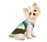 Island Of Cuba Print Breathable Dog Cat Shirt, Sleeveless Vest, Soft Tank Top For Small Pets