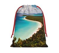 island of cuba Print Drawstring Gift Bags For Christmas,Holiday,Wedding,Birthday Gift Wrapping Bag M