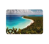 Island of Cuba Print Entryway Door Mat Home Décor,Ideal for Various Household Scenarios