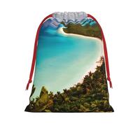 Island Of Cuba Print Multi-Functional Drawstring Reusable Gift Pouch Daily Storage All Occasions Use